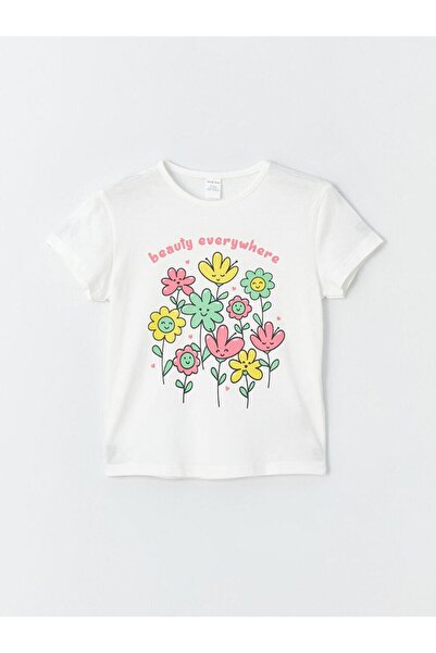 LC Waikiki Crew Neck Printed Baby Girl T-Shirt (S3)