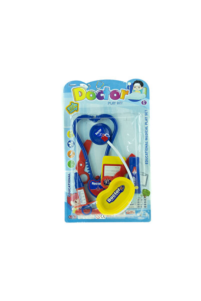 Erzi Oyuncak Doktor Seti Mavi 7 Parça