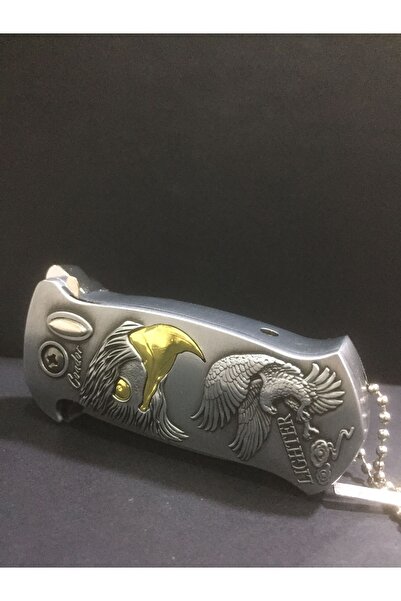 enyatakı Bıçaklı Izgaralı Pürmüzlü Metal Tarz Çakmak