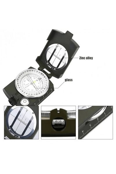 MR RZN STORE Multifunctional Professional Military Compass