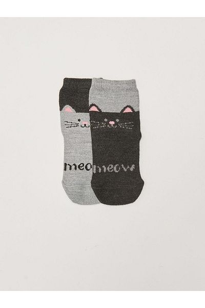 LC Waikiki Patterned Girl's Sock Socks (W1)