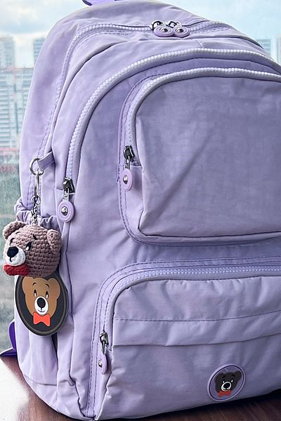 NEMO BAGS Σακίδιο πλάτης Unisex Lilac Schoolbag, Δίκτυο συσκευών με Lapta και αδιάβροχο υλικό