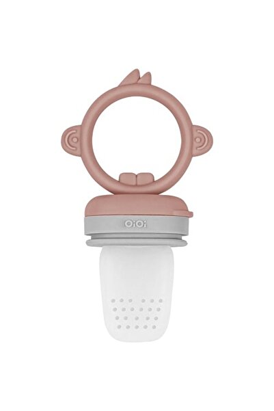 My Reality Fashion Silicone puree fruit vegetable pacifier woody brown / powd...