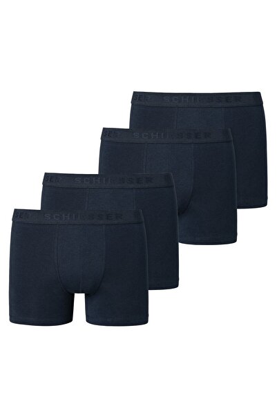 Schiesser Jungen Shorts 4er Pack - Serie 95/5, einfarbig, Organic Cotton