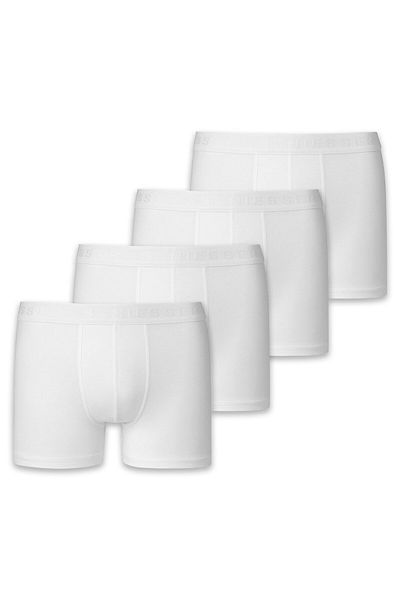 Schiesser Jungen Shorts 4er Pack - Serie 95/5, einfarbig, Organic Cotton