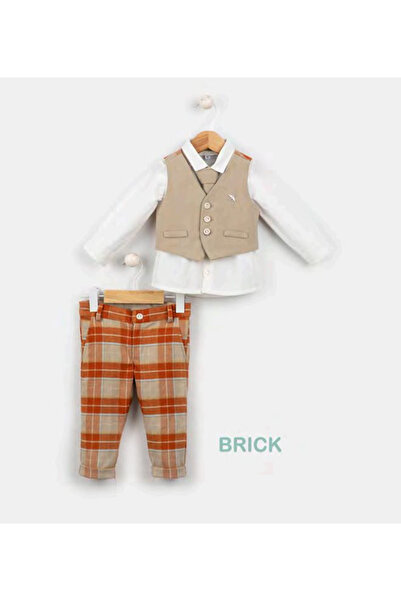 Butik Babydola Baby Tie Shirt Pants Vest Set of 4