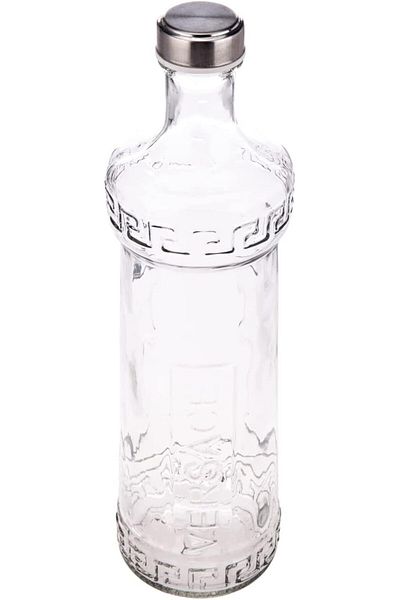 AKDC Glass Bottle L(8CM) XW(8CM) XH(31CM) Transparent
