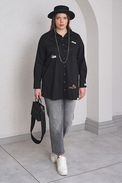 Büyük Moda 54319 Crest Detailed Shirt