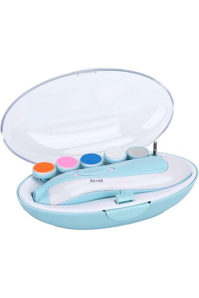 Yelajoy 7 Pieces Electric Nail File Trimmer,With Different Grinding And Polishing Heads,For Newborn