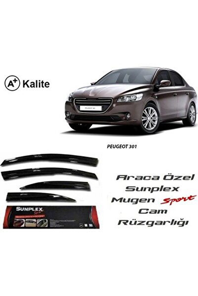 SUNPLEX Peugeot 301 Cam Rüzgarlığı Mugen Tip