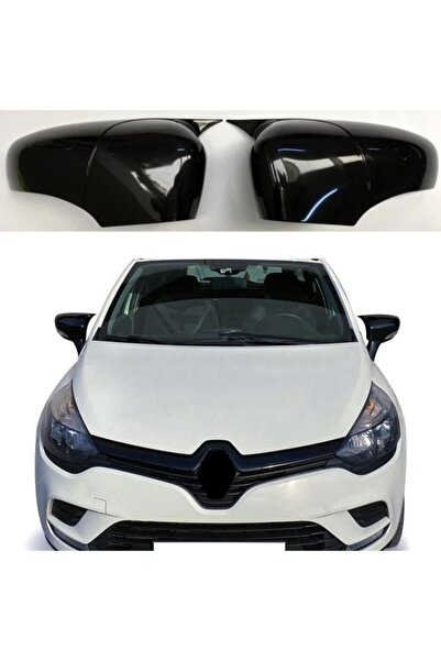 Genel Markalar Renault Clio 4 Batman Yarasa Ayna Kapağı Piano Black / 2012-2019