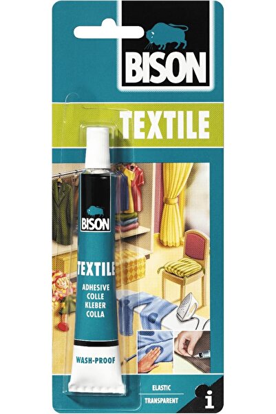 Bison Textile Adhesive Fabric Permanent Fast Dry Repair Liquid Glue (25ml)