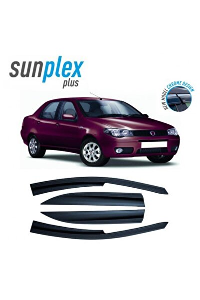 SUNPLEX Fıat Albea Palıo 2002-2012 Modeller İçin Cam Rüzgarlığı Mugen 4 Parça...