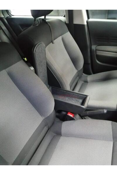 ElitTuning Citroen C4 Deri Kol Dayama Kolçak Siyah Özel Üretim Mdf