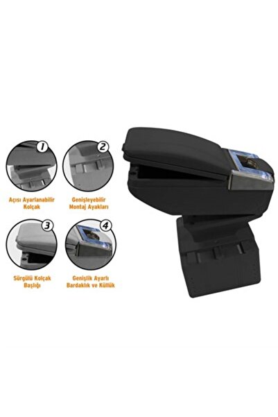 Space Sürgülü Kolçak Siyah