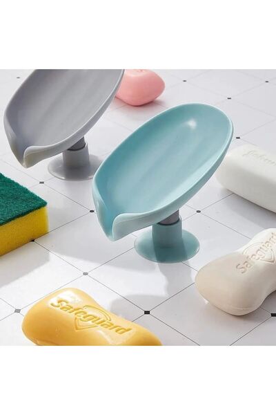 NEWSTORE HOME Πρακτική θήκη σαπουνιού βεντούζας με αποστράγγιση νερού - Αδιάβ...