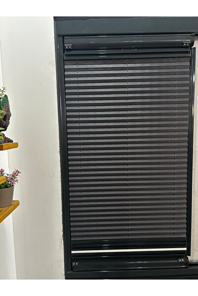 TREND STOR PERDE Plise Gece Gündüz Katlanır Cam Balkon Perdesi - Ofis Perdesi - Mutfak Perdesi - Salon Perdesi