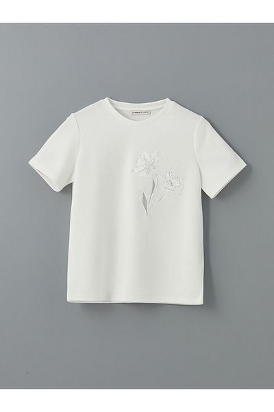 LC Waikiki Crew Neck Floral Women's T-Shirt