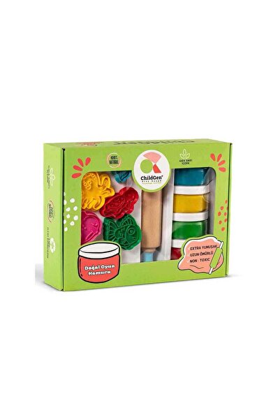 ChildGen Premıum Set - Deniz Canlıları 4 Adet Oyun Hamuru 1 Adet Merdane 12 A...