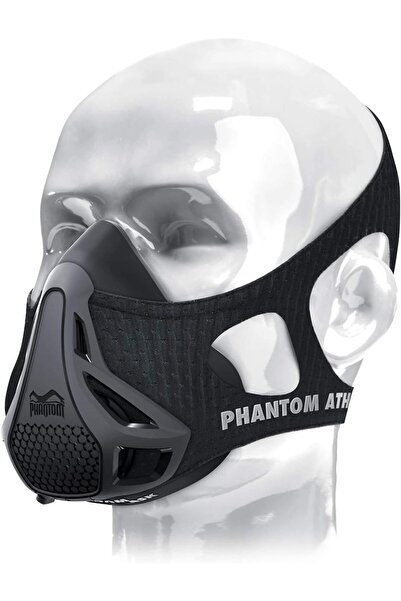 fulina قناع تدريب محمول على ارتفاعات عالية، مقاس مريح، مقاومة قابلة للتعديل، للياقة البدنية، أسود