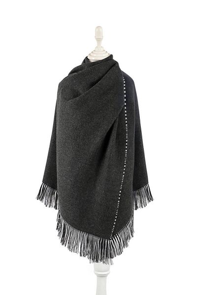 Bursa İpek Smoked Double Sided Winter Shawl