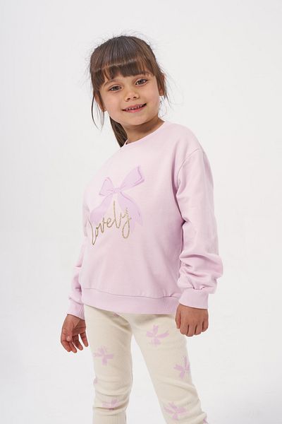 Minipodyum Girl's Printed Tights Double Set