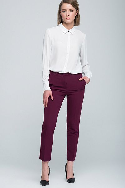 Sense Pantaloni - Pantaloni din stofă Atlas la gleznă |   Pnt19003 Murdum