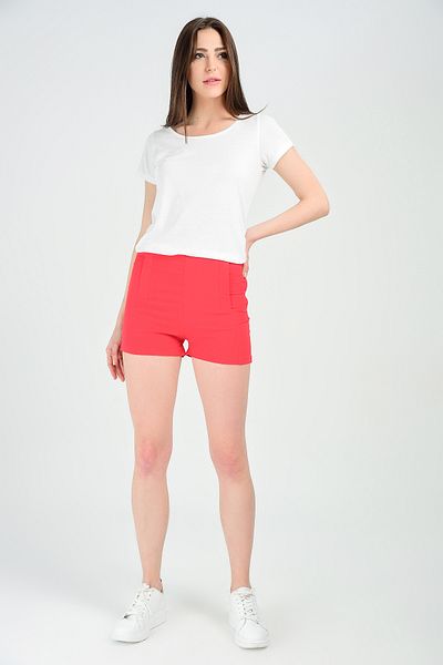 Sense Atlas Crepe Sort with Sus Pocket| Şrt14056 Red
