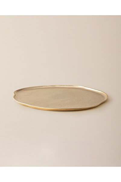 Madame Coco Helene Decorative Plate - 40 cm - Gold