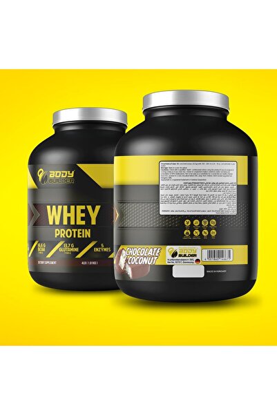 Body Builder 100% Whey Protein, Chocolate Coconut, 4 LB