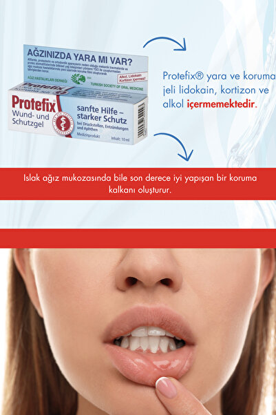 Protefix Ağız Içi Yara Ve Koruma Jeli 10ml