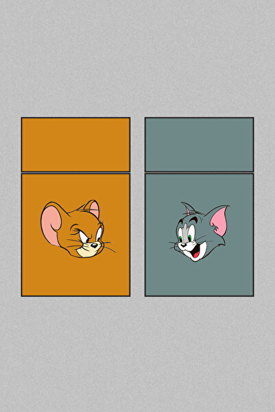 SARANG 2 Adet Tom & Jerry Sevgili ve Çiflere Özel Sigara Tabakası Kutusu