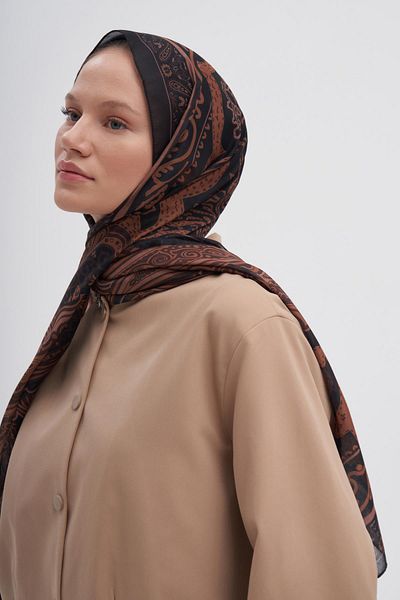 carell Vintage Copper Nilla Cotton Shawl