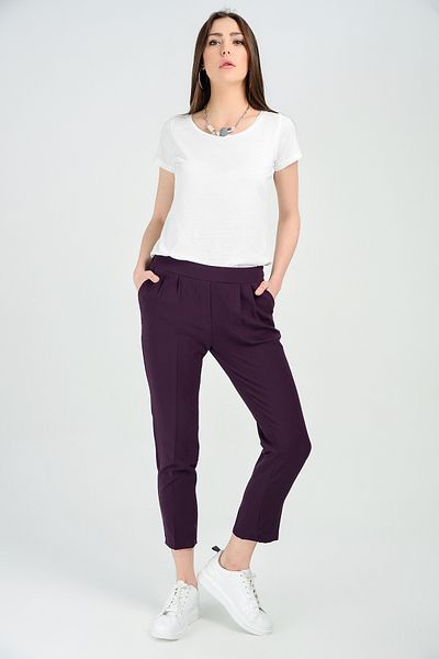 Sense Pantaloni din material cu talie elastică |   Pnt19017 Murdum