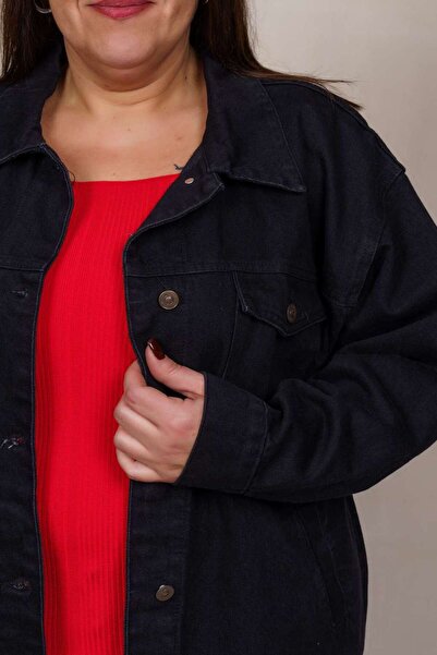 BDS Giyim gabardin rahat kesim kot mont