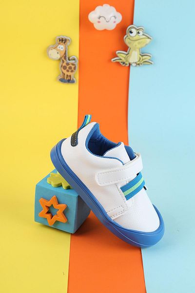 Moda Lime Pantofi sport unisex, complet ortopedici, flexibili, respirabili, pentru copii, cu velcro, pantofi colorați pentru copii