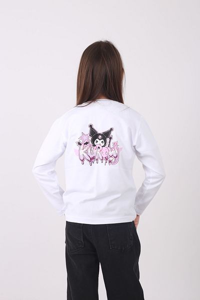 Çiggo Kids Βαμβακερό φούτερ για κορίτσια με στάμπα Kuromi