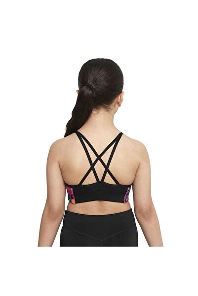 Nike G Nk Indy Bra Iconclash Дитячий чорний спортивний бюстгальтер BRA-DM8432-010