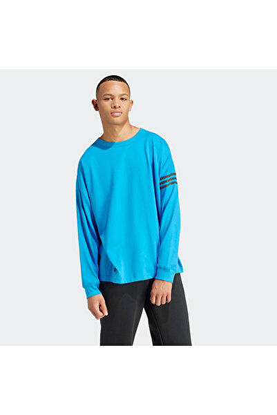 adidas Ανδρικό μπλε φούτερ Street Neuclassic (IS2814)