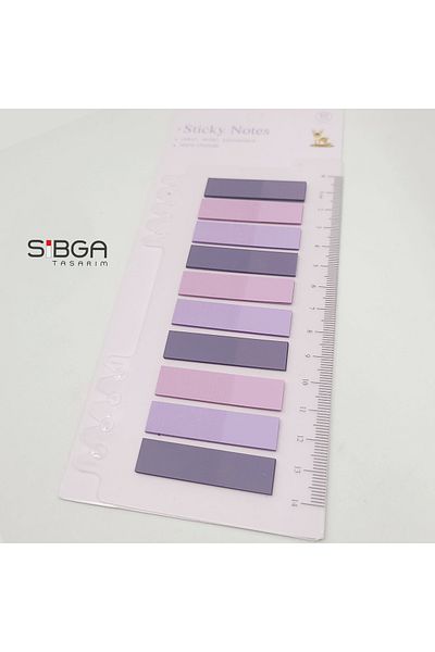 sibga tasarım Transparent Color Postit Post-It Post It. Book Marker Bookmark Postit Sticker Note Paper