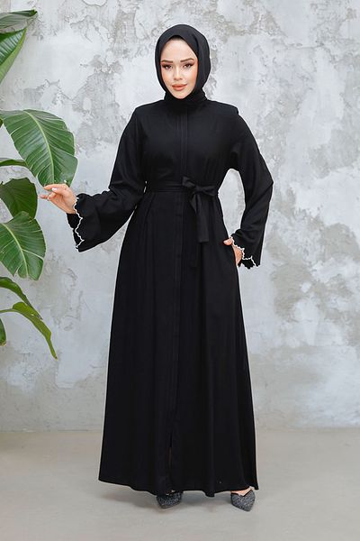 Neva Style Παπούτσια με ζώνη Black Hijab Ferace 29125S