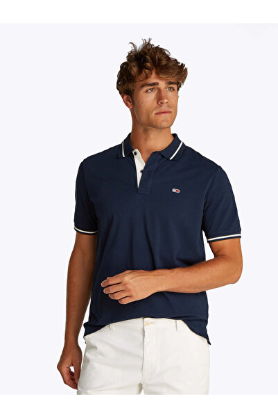 Tommy Hilfiger Erkek Logolu Normal Kesim Polo T-Shirt