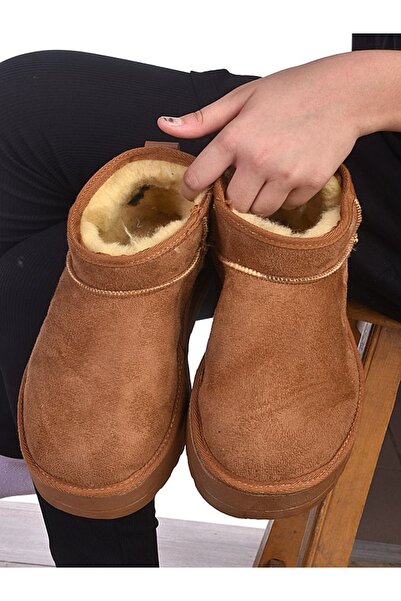 PASADAMODA Kadın Kalın Taban Kısa Bot 200