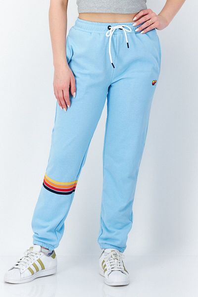 Ocean Pacific Women Drawstring Embroidered Logo Sweatpants, Light Blue