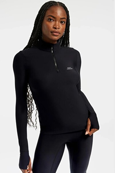 Body London BodyLondon Fermuarlı Uzun Kollu Aktif Üst Ceket