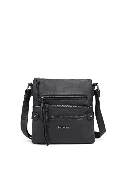 BARCELONA 21K Yıkama Deri Askılı Kadın Postacı Çantası 21K Barcelona 1921