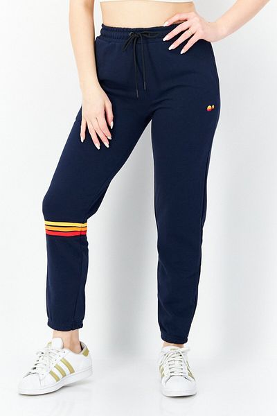 Ocean Pacific Women Drawstring Embroidered Logo Sweatpants, Navy Blue