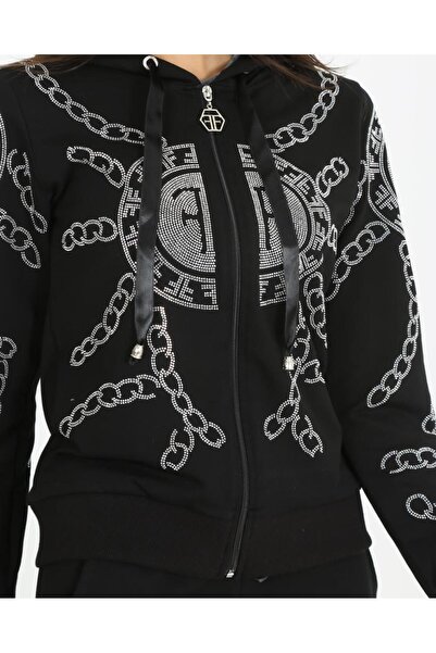 Ferri Ferrucci Stylish Design Tracksuit Set with Stones