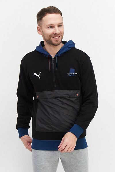 Puma Men Sportswear Fit Brand Logo Training Hoodies, Black