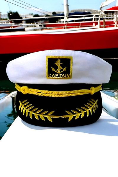 Trenderrs Unisex Kids Sailor Captain Hat